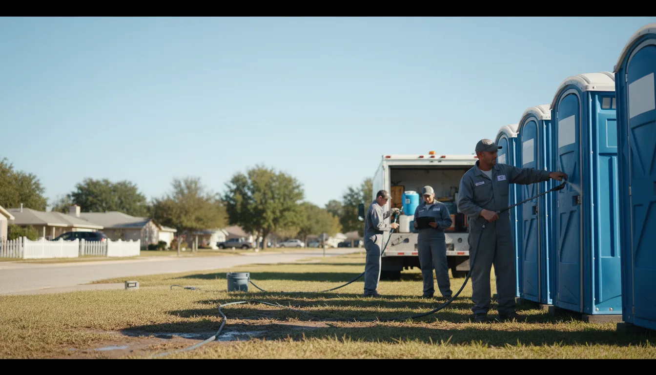 Long-Term Portable Toilet Rental in Chatfield, TX near me